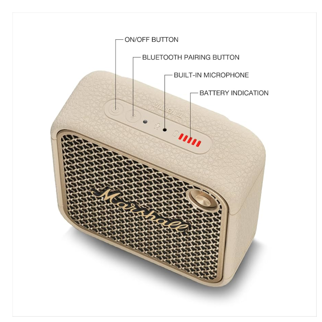 Marshall Willen II Bluetooth Speaker – Cream