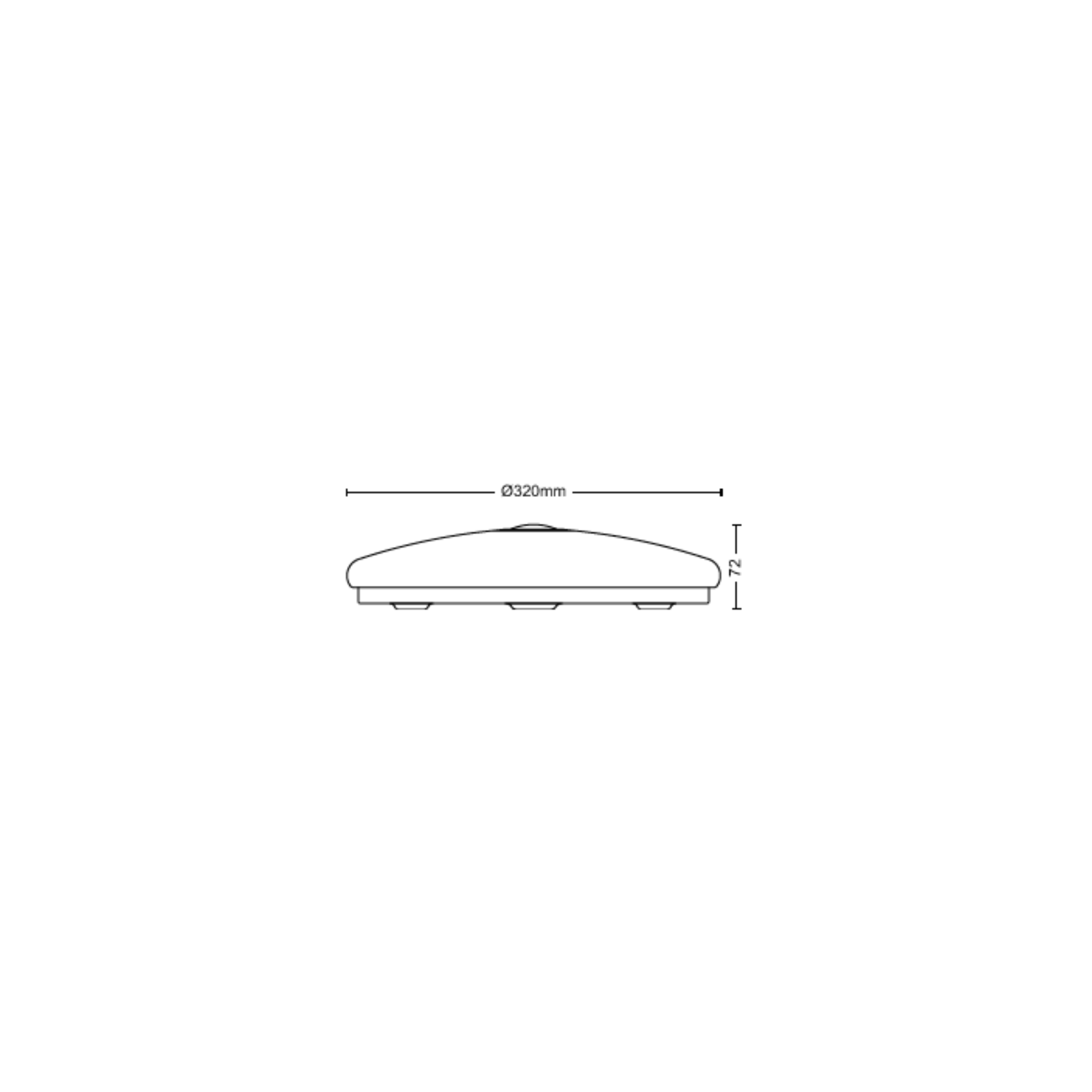 Philips Mauve LED Ceiling Light 16W – Cool White Motion Sensor Ceiling Light D320