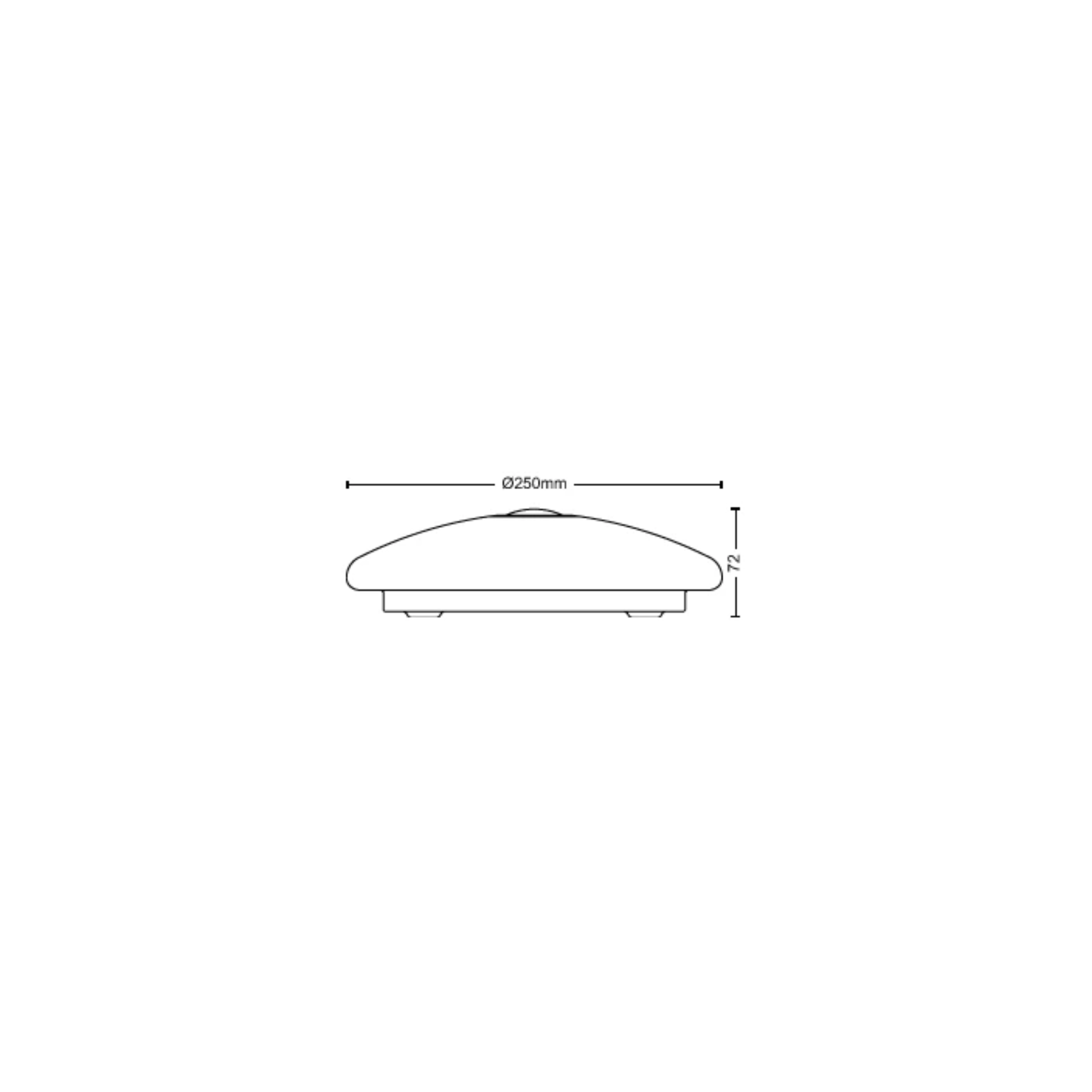 Philips Mauve LED Ceiling Light 6W – Warm White Motion Sensor Ceiling Light D250