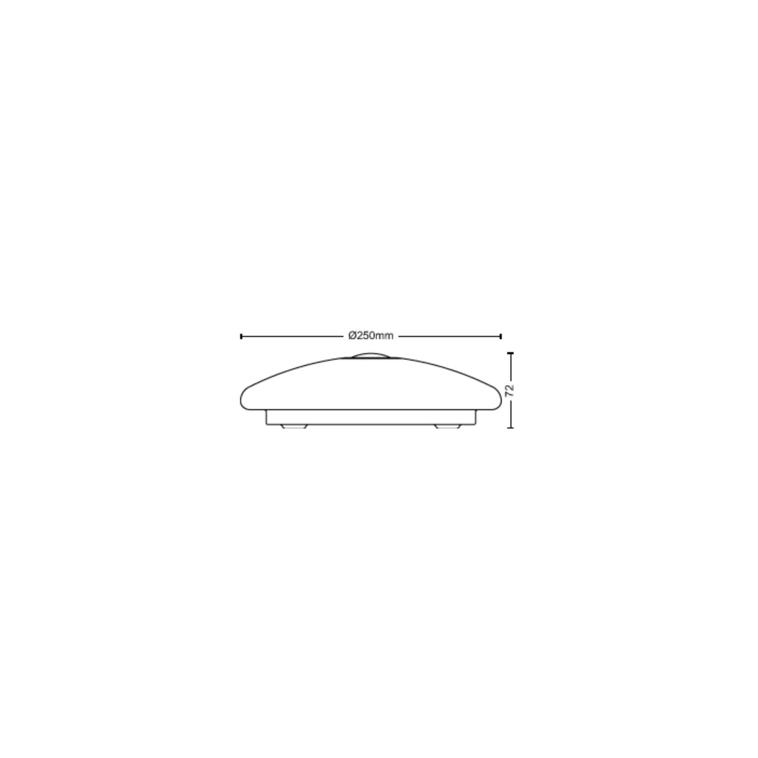 Philips Mauve LED Ceiling Light 6W – Warm White Motion Sensor Ceiling Light D250