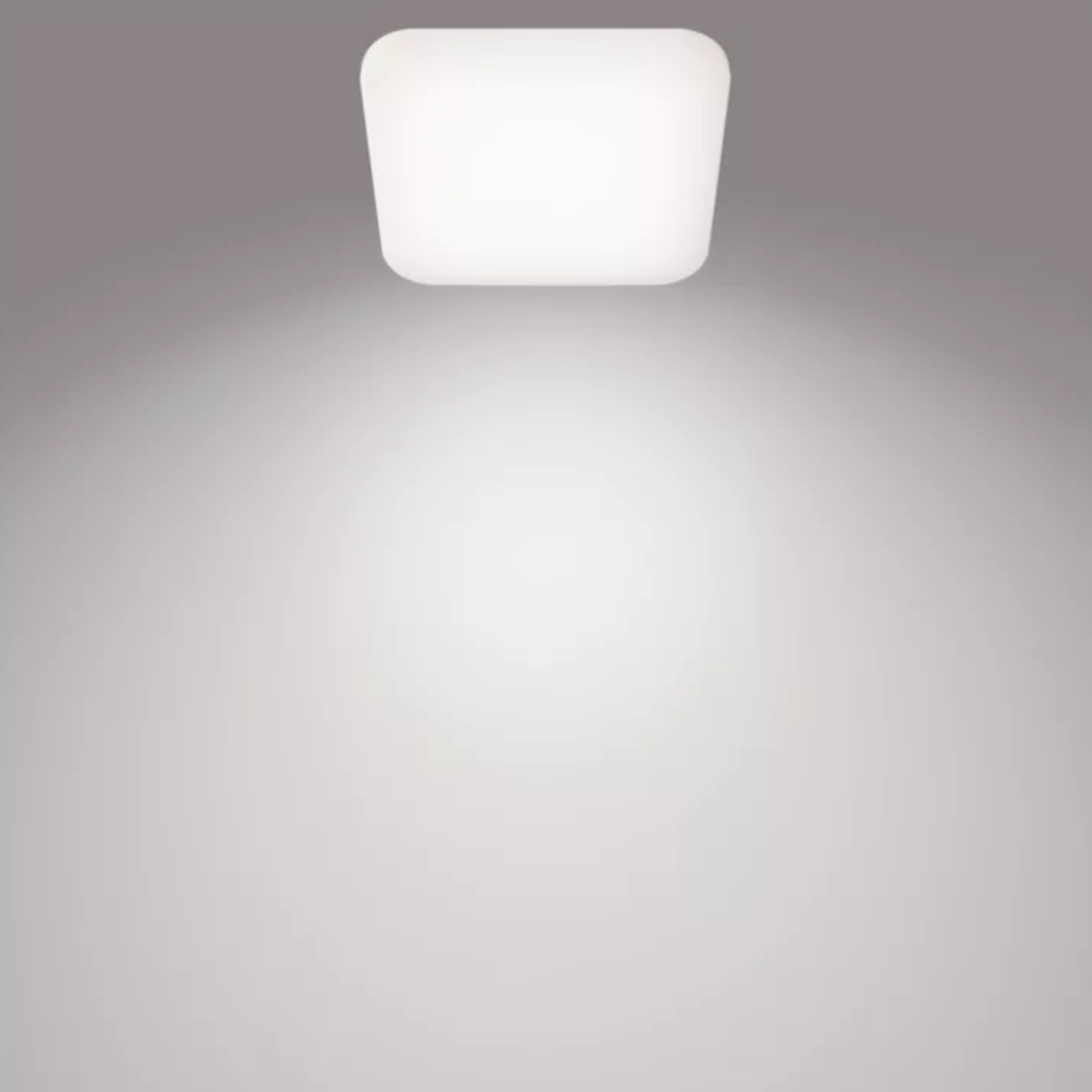 Philips Mauve LED Ceiling Light 17W Square – 2700K Cool White L320