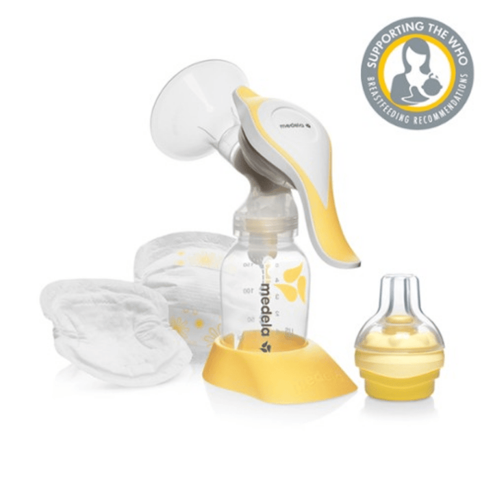 Medela Harmony manual breast pump - Pump and feed set - Red Rhino