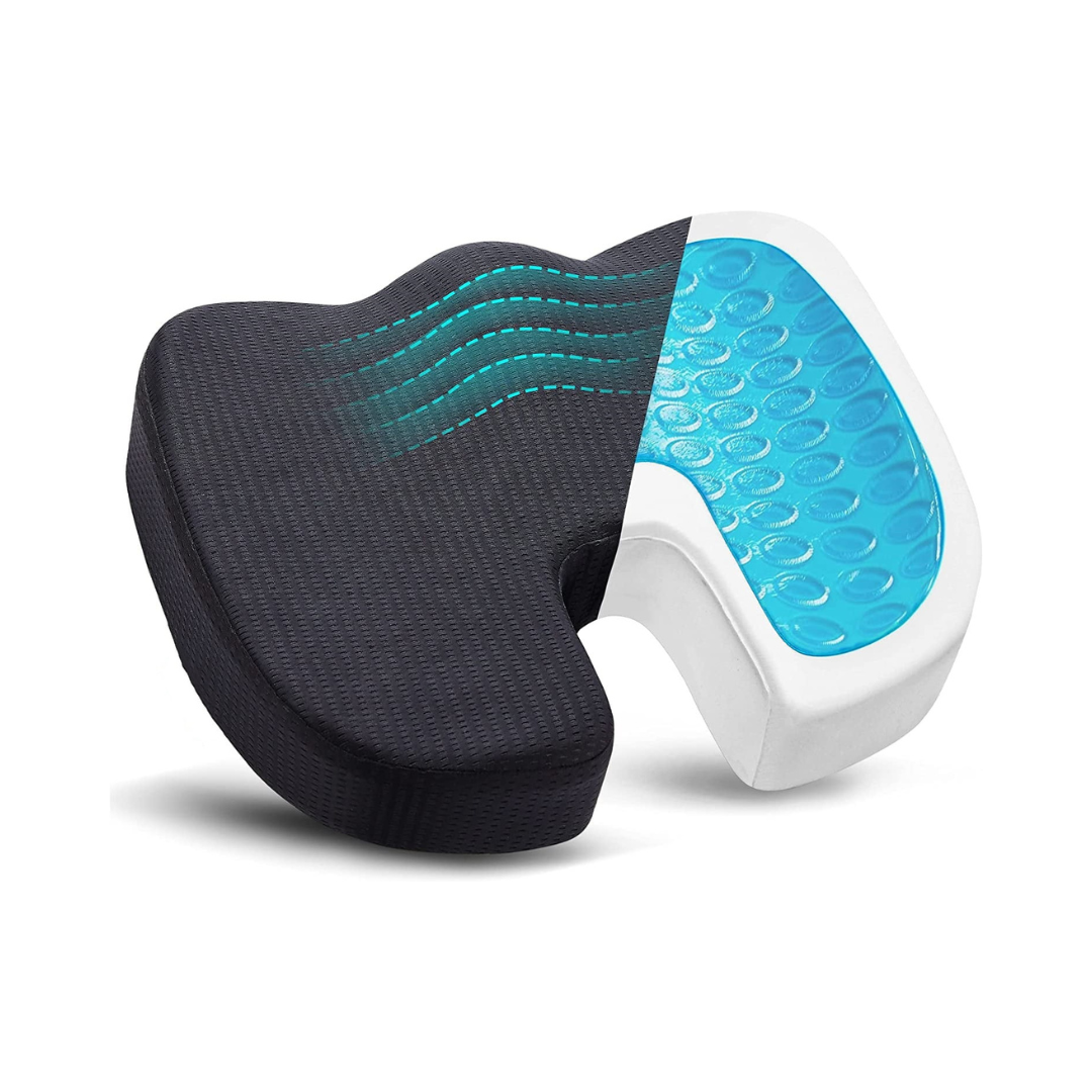 Memory Foam and Anti-Slip Gel Seat Cushion - Red Rhino
