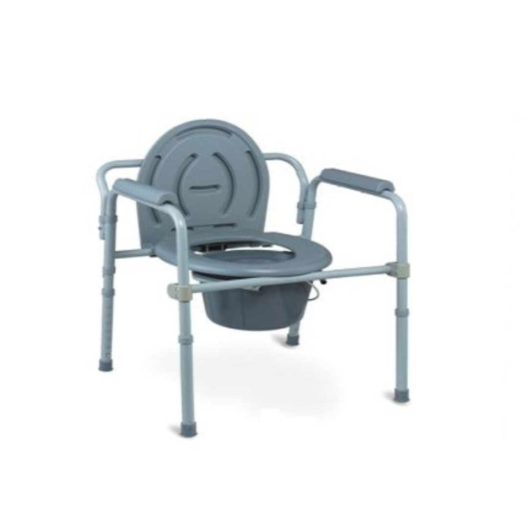 Mobi-Aid Commode Frame Chair - Red Rhino