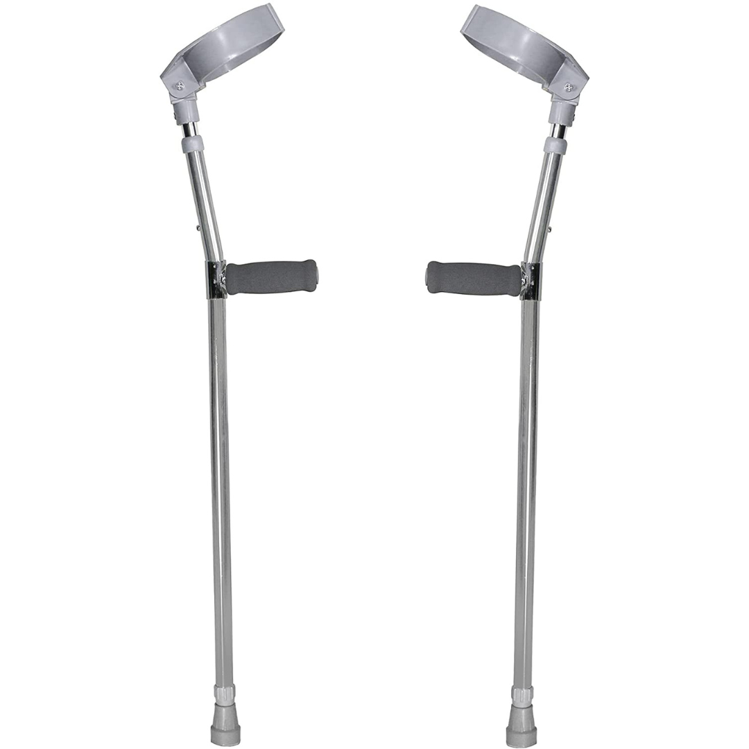 Mobi-Aid Forearm Elbow Crutches Pair - Red Rhino