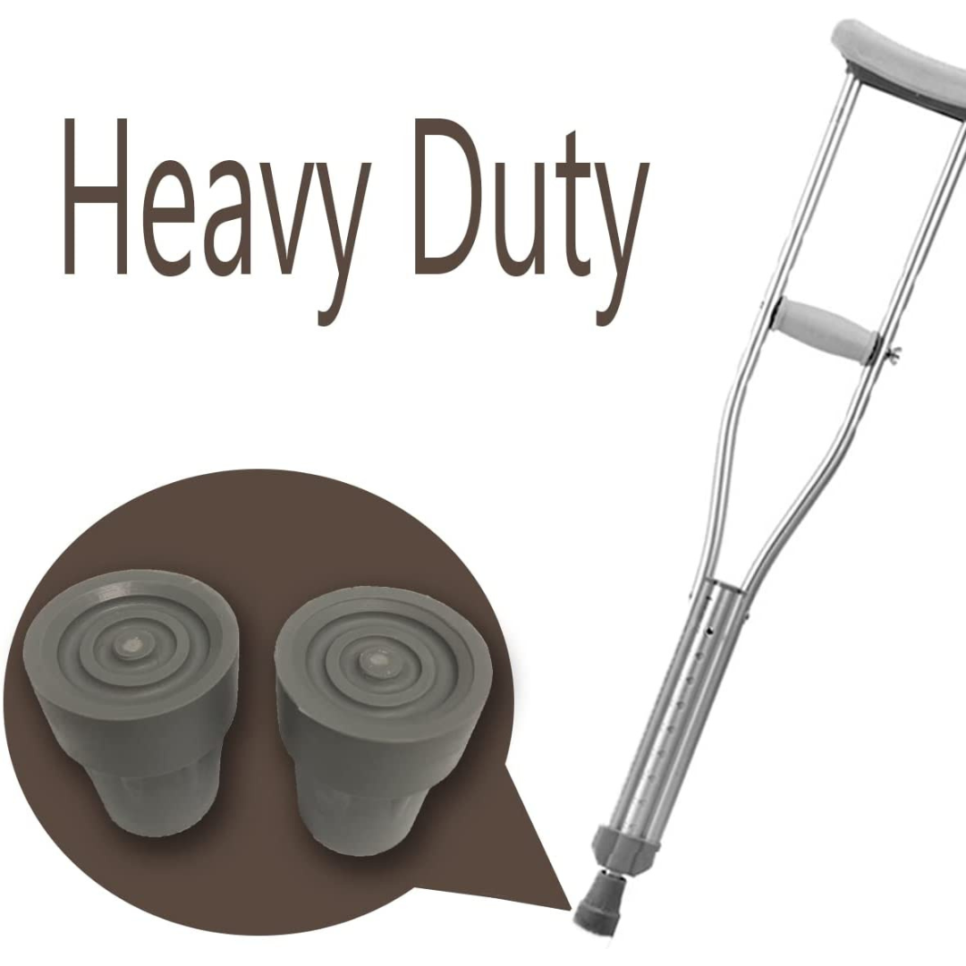 Mobi-Aid Replacement Tips for Crutches 1pc - Red Rhino
