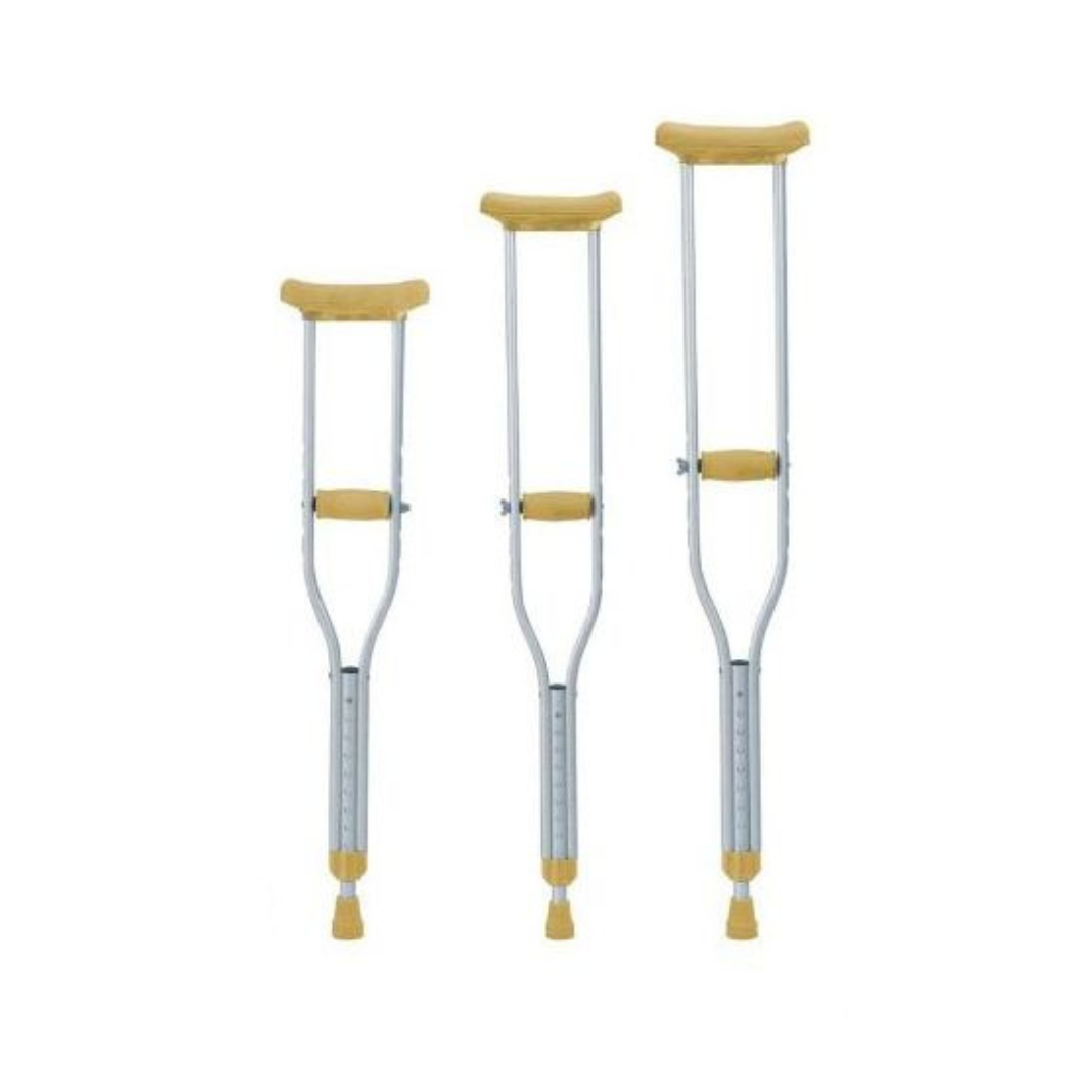 Mobi-Aid Walking Stick Height Adjustable Cane - Red Rhino