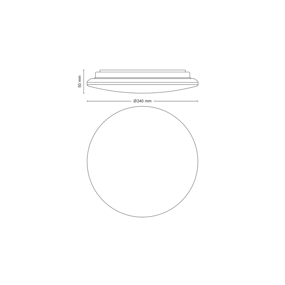 Philips Moire Ceiling Light 10W Warm White Light D240