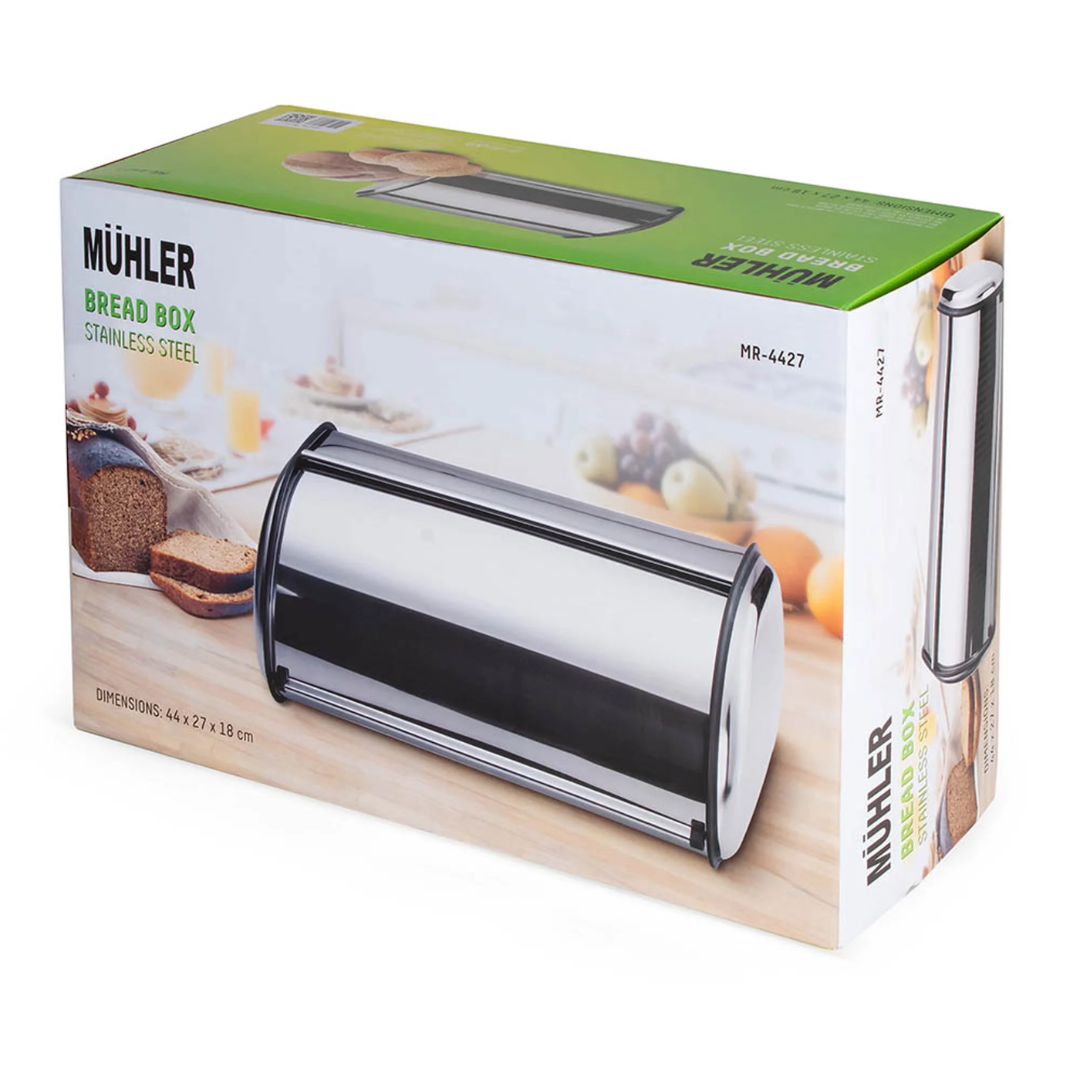Muhler Bread Box Mr-4427, 44X27X18 Cm