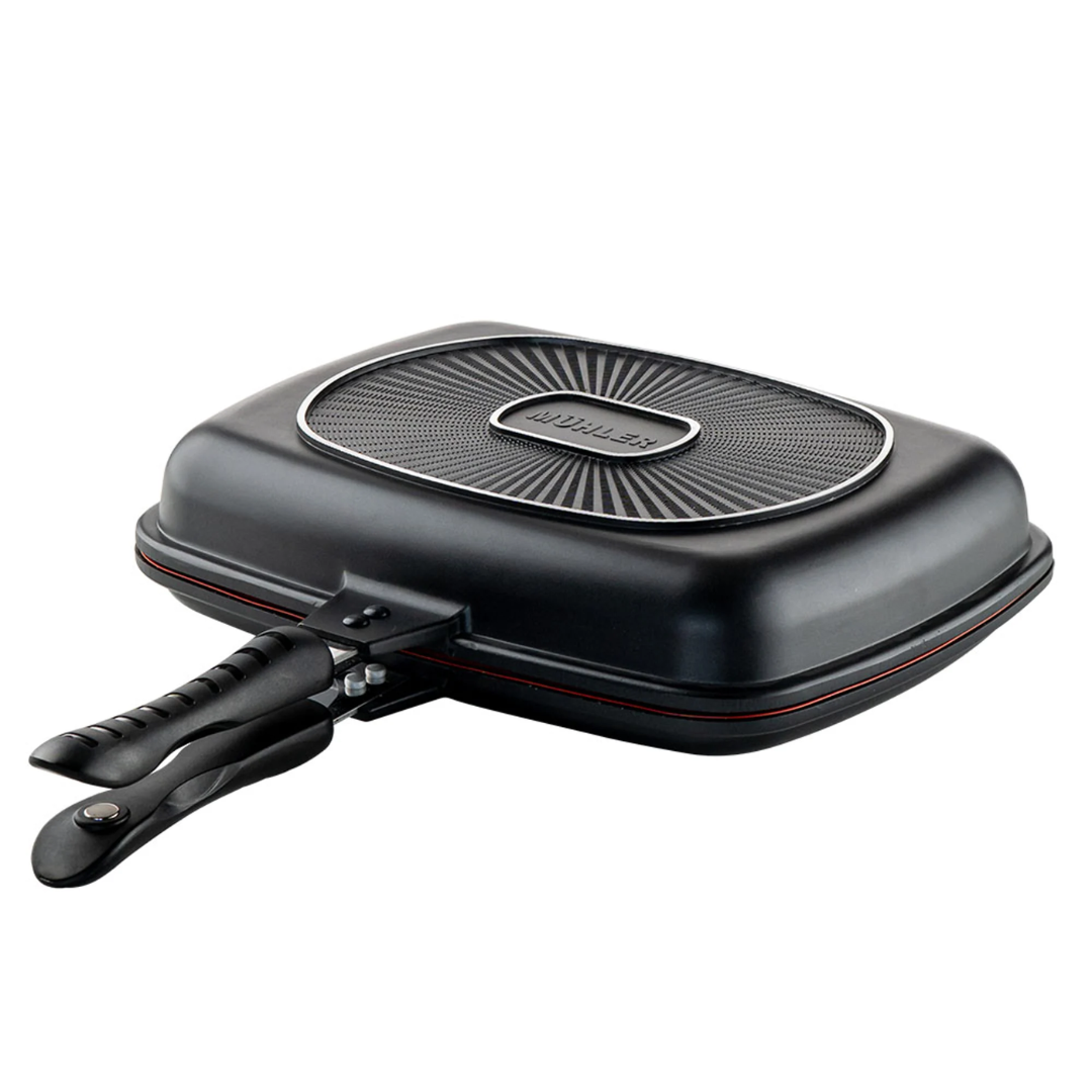 Muhler Hanna Double Grill Pan Mr-3207M, 32X25 Cm