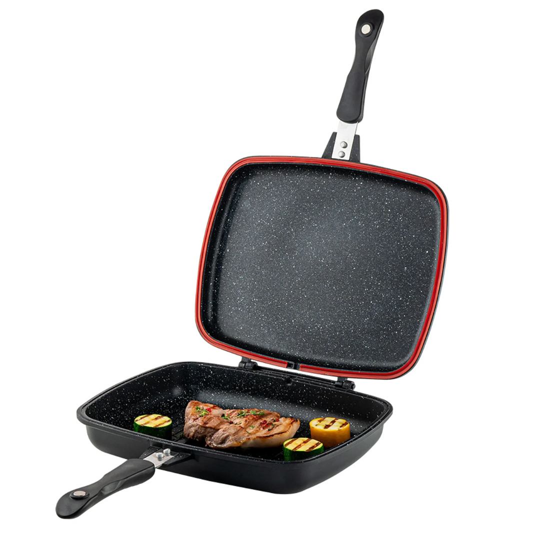 Muhler Hanna Double Grill Pan Mr-3207M, 32X25 Cm