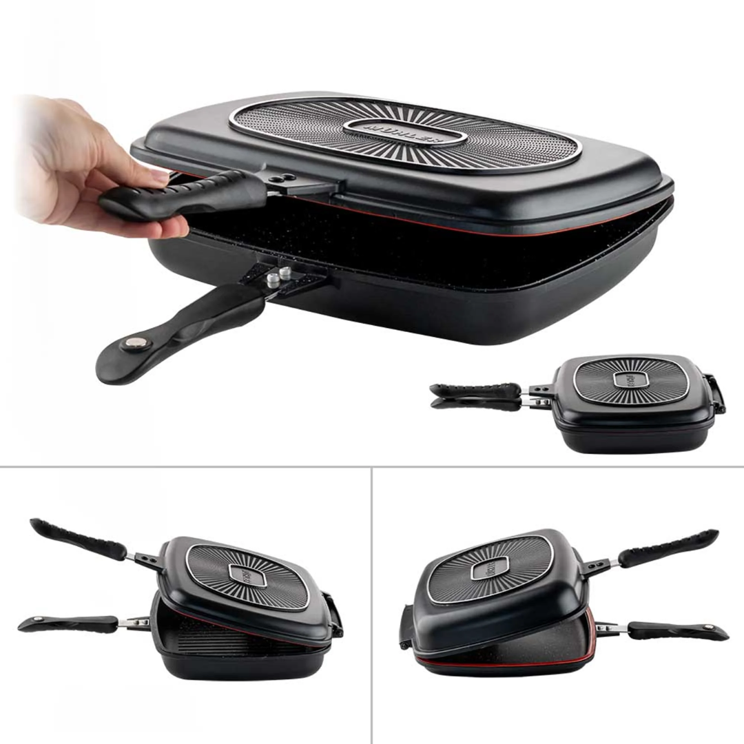 Muhler Hanna Double Grill Pan Mr-3207M, 32X25 Cm