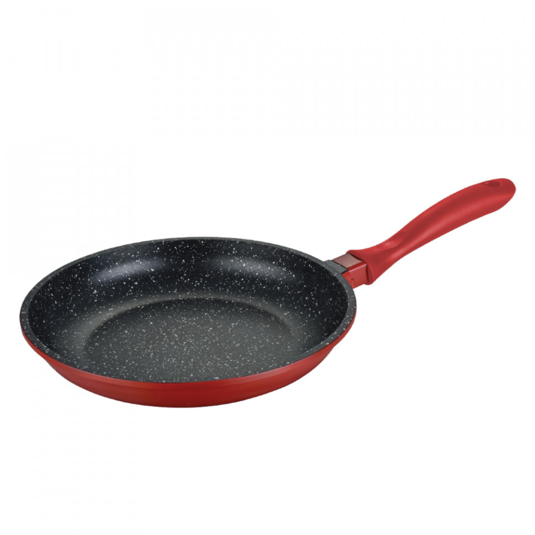 Muhler Kara Cooking Pot Set Mr-5048S, 5 Pieces, Red, Die-Cast