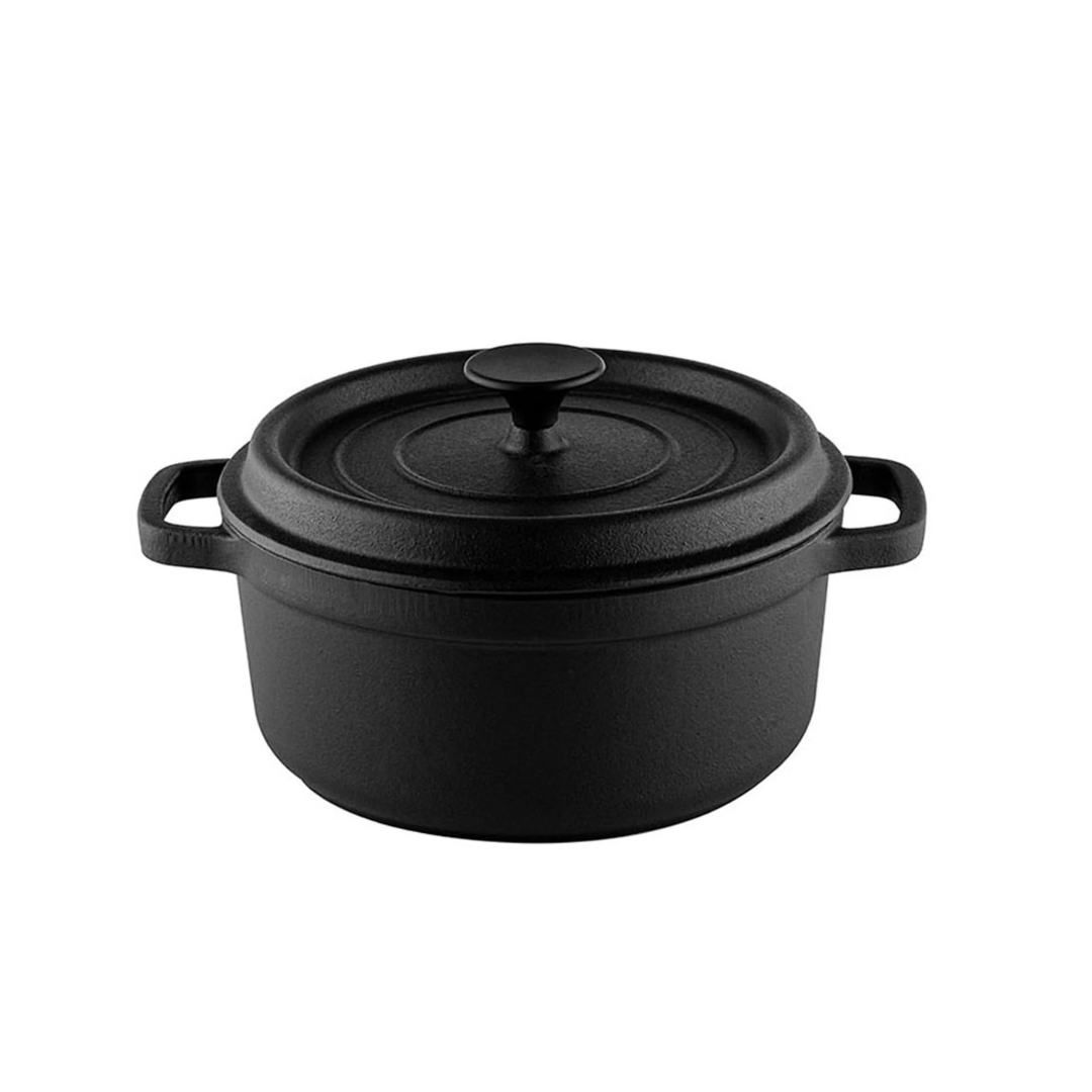 Muhler Tika Cooking Pot Mr-2048Ci, 20X10 Cm, 2 L, Cast Iron