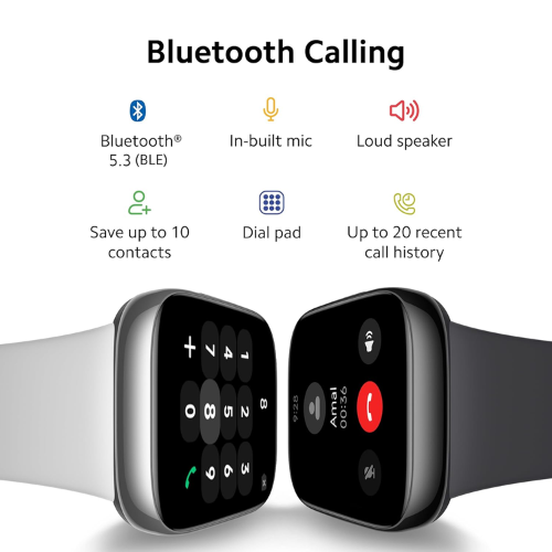 Redmi Watch 3 black, strap detail