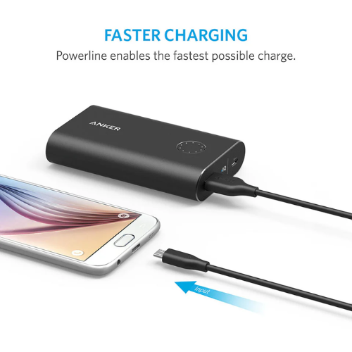 ANKER POWERLINE MICRO USB BLACK (3FT) A8132H12