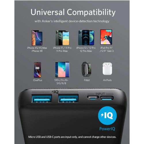 ANKER POWERBANK POWERCORE SELECT 20000 BLACK A1363H11
