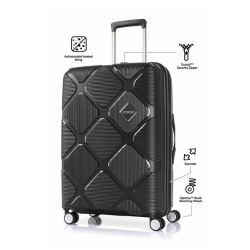 AMERICAN TOURISTER INSTAGON 3P SETA 55CM JET BLK HJ4 - 19 001 - Red Rhino