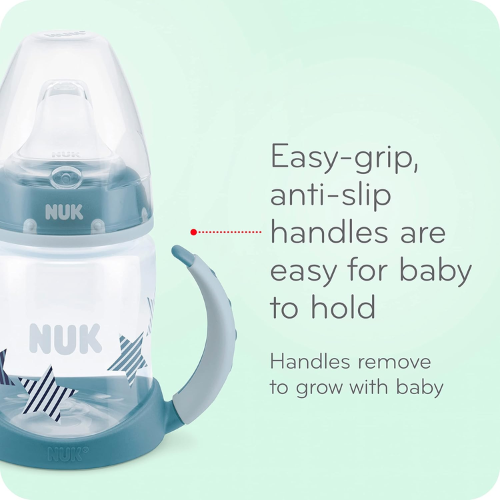 NUK Small Learner Tritan Cup, 5 oz, 4+ Months - Red Rhino