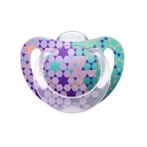 NUK Genius Color silicone soother 6-18 months, purple product view