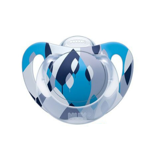 NUK Genius Color silicone soother 6-18 months, blue product view