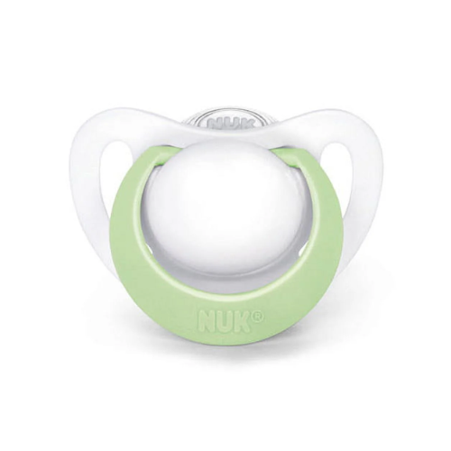 NUK Silicone Soother S2 Genius 6-18M Green - Red Rhino