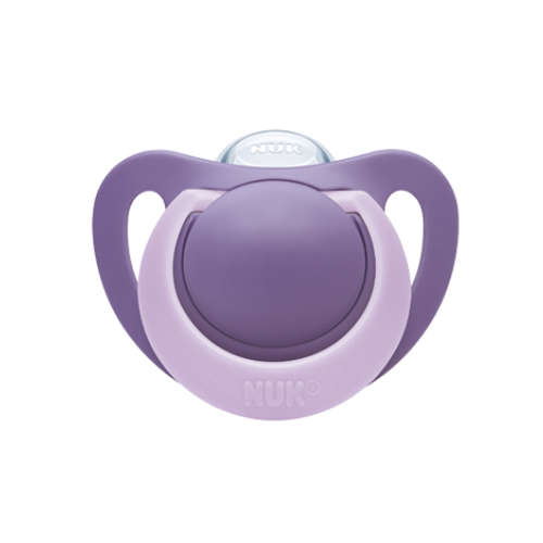 NUK Silicone Soother SI Genius 0-6M Lavender - Red Rhino