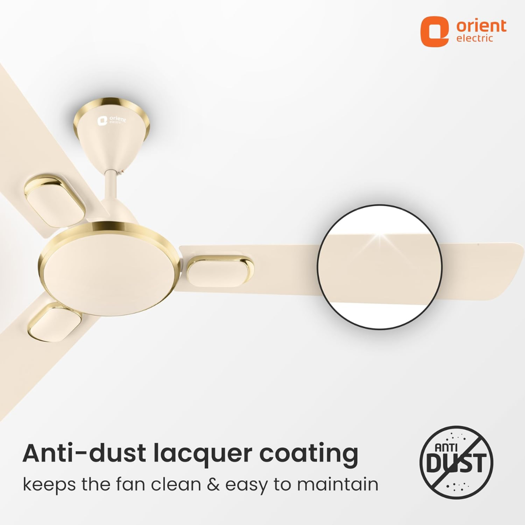 ORIENT Blanco 48" Ceiling Fan Butter Beige