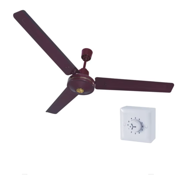 ORIENT Deluxe 56" Ceiling Fan Brown