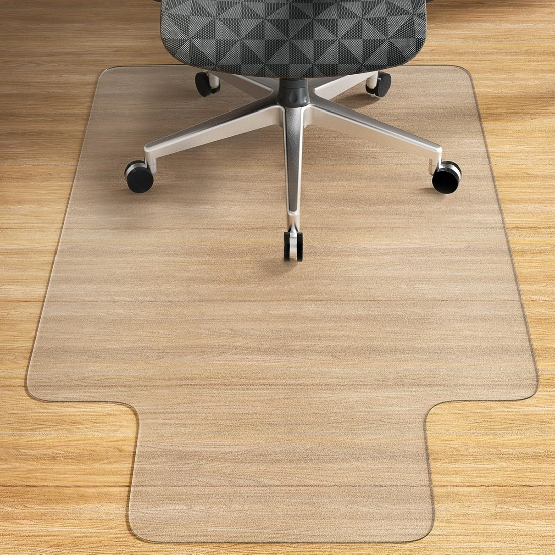 Decor Clear Plastic Chair Mat 2 Pcs - 90 cm x 120 cm
