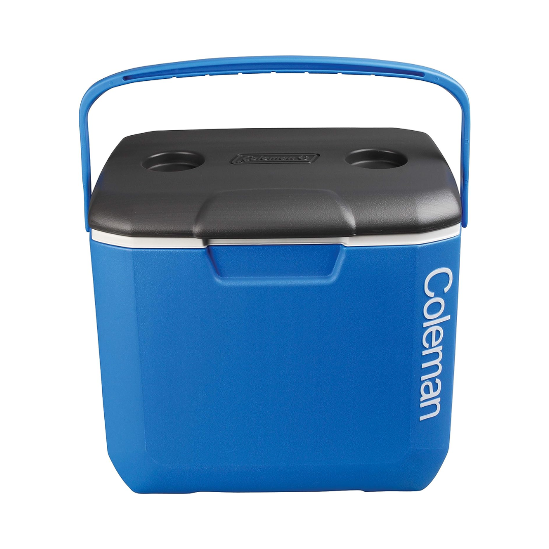 Coleman Foam Hard Cooler High Performance Insulated Cool Box, 28.4 L Capacity, Keeps Cool For Up To 2 Days - Red Rhino