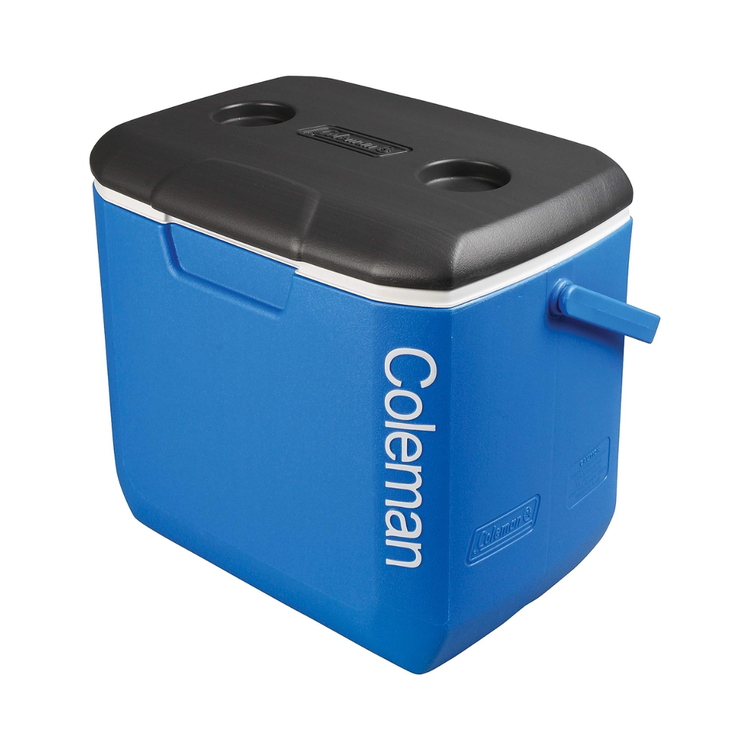 Coleman Foam Hard Cooler High Performance Insulated Cool Box, 28.4 L Capacity, Keeps Cool For Up To 2 Days - Red Rhino