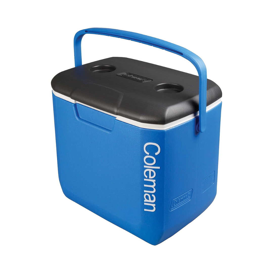Coleman Foam Hard Cooler High Performance Insulated Cool Box, 28.4 L Capacity, Keeps Cool For Up To 2 Days - Red Rhino