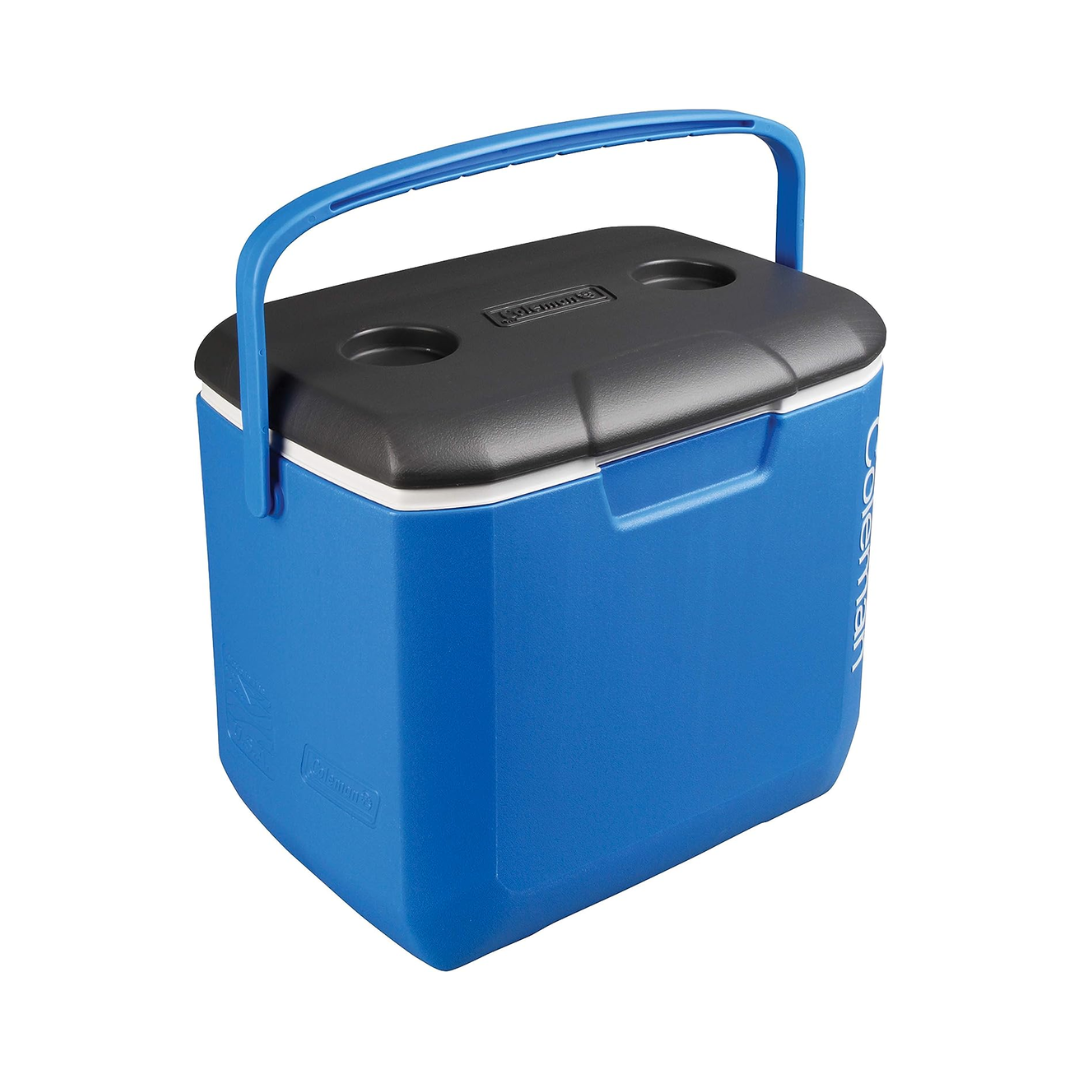 Coleman Foam Hard Cooler High Performance Insulated Cool Box, 28.4 L Capacity, Keeps Cool For Up To 2 Days - Red Rhino