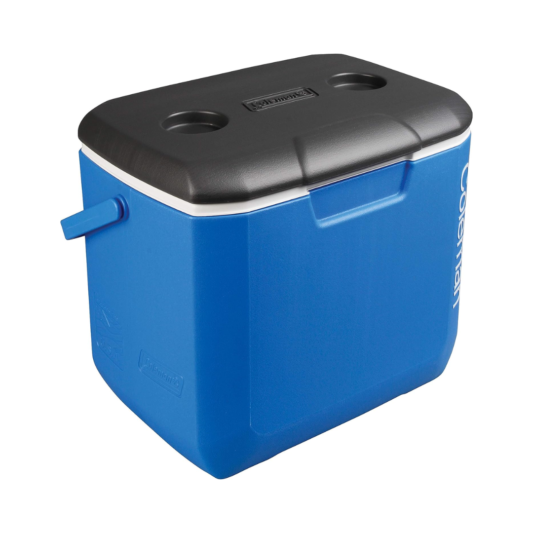 Coleman Foam Hard Cooler High Performance Insulated Cool Box, 28.4 L Capacity, Keeps Cool For Up To 2 Days - Red Rhino