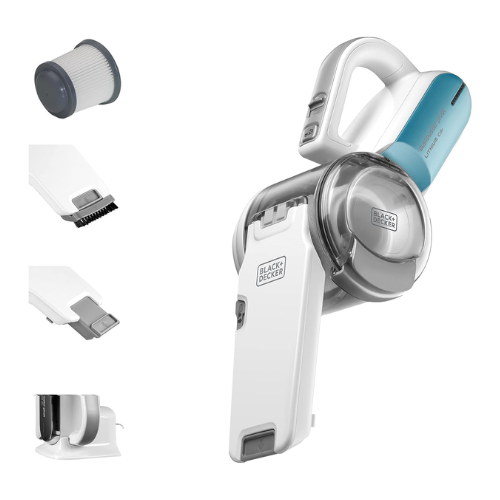 Black+Decker Hand Vacuum Cleaner 14.4V Lithium-ion Cordless Pet dustbuster®- PV1420L-B5