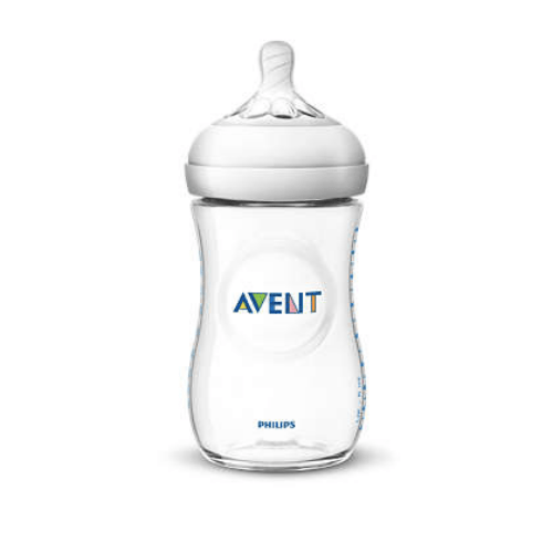 Philips Avent Natural Feeding Bottle 1m+- 260ml/9oz - SCF033/20-2 bottles