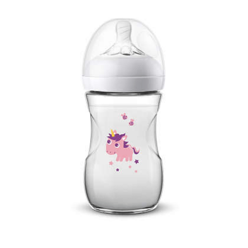 Philips Avent Natural Feeding Bottle -1M+ 260ml/9oz - SCF070/25