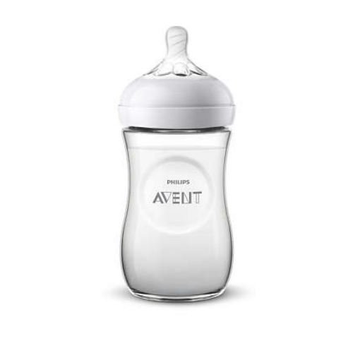 Philips Avent Natural Feeding Bottle -1M+ 260ml/9oz - SCF070/25