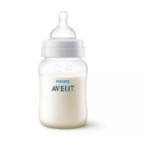 Philips Avent Classic feeding bottle 1M+Teat - 260ml/9oz Pair -SCF813/20
