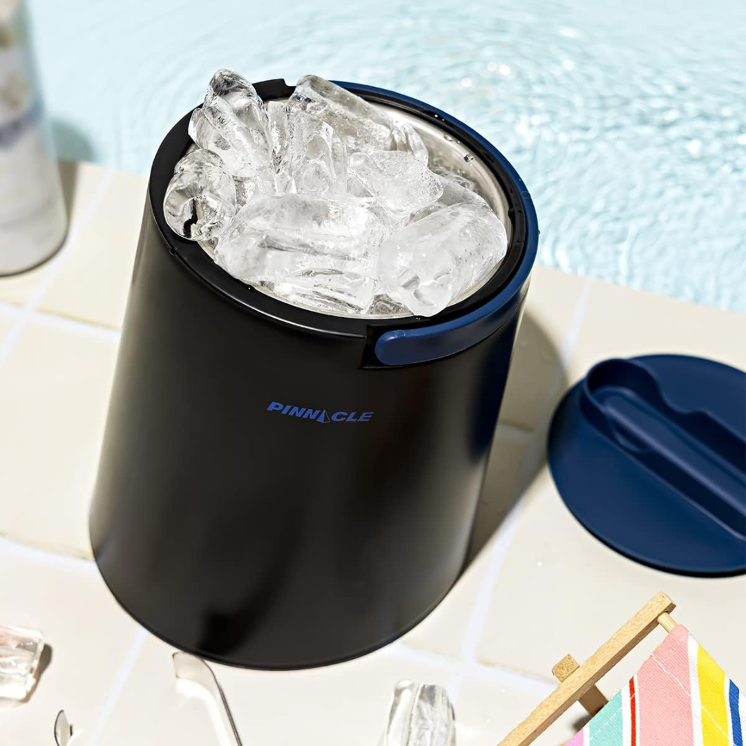 Pinnacle Polar Ice Bucket with Lid & Tong (1.5 L) - Blue Lagoon Color