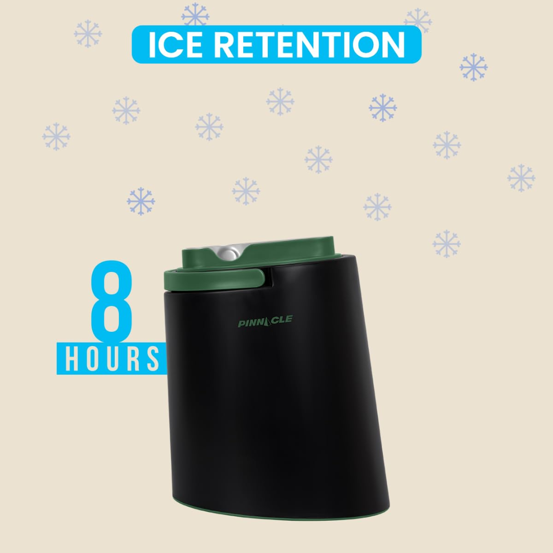 Pinnacle Polar Ice Bucket with Lid & Tong (1.5 L) - Mojito Color