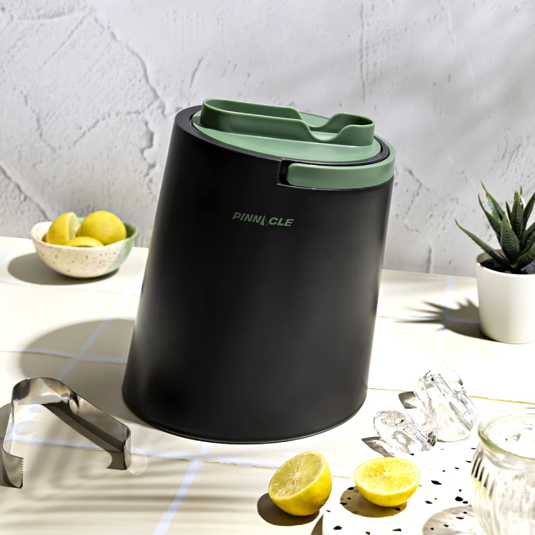Pinnacle Polar Ice Bucket with Lid & Tong (1.5 L) - Mojito Color