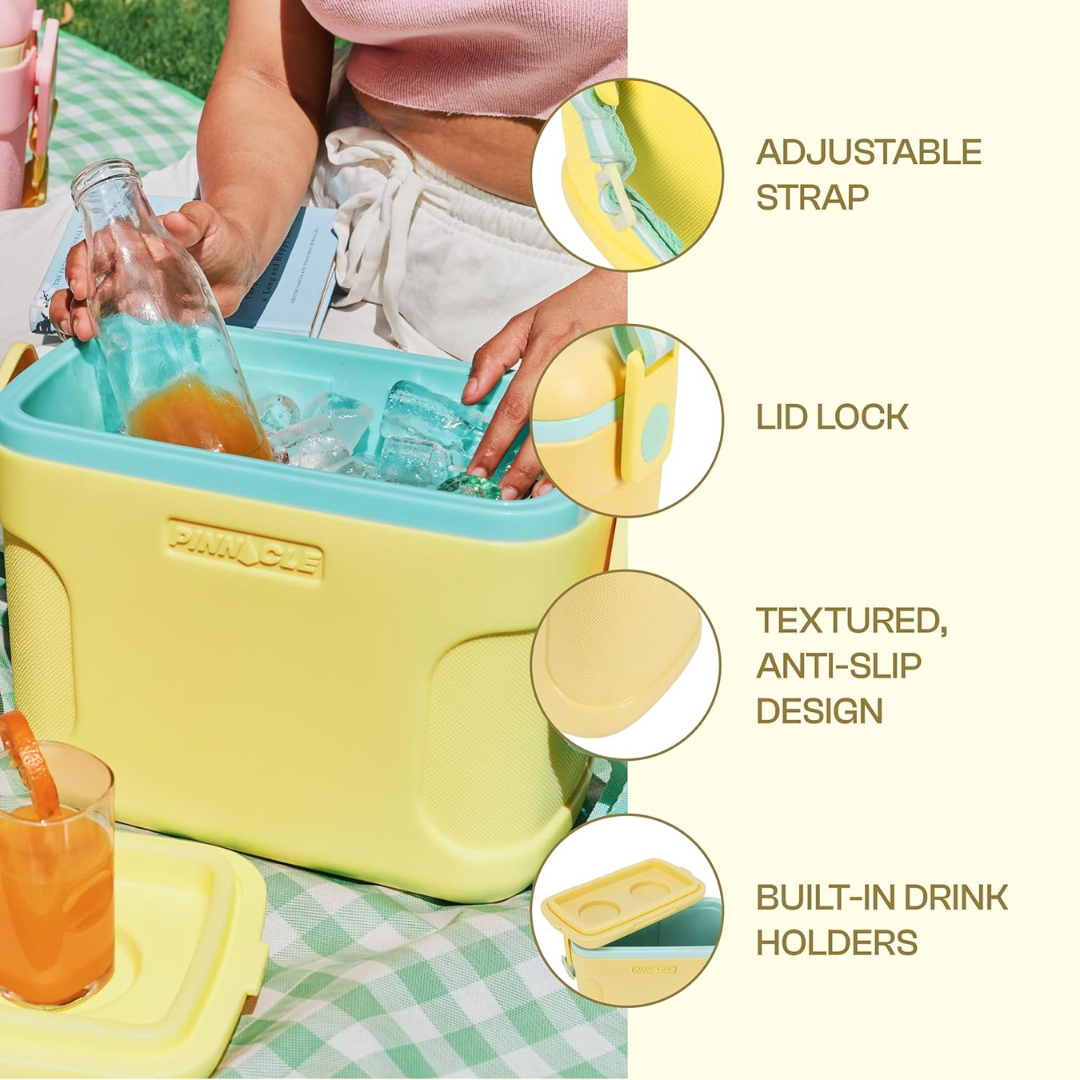Pinnacle Passion Insulated Chiller Ice Box - 8 Litres - Mustard TPX7200