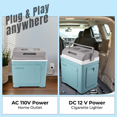 Pinnacle Foam Hard Thermo Electric Cooler and Warmer 30 Litres