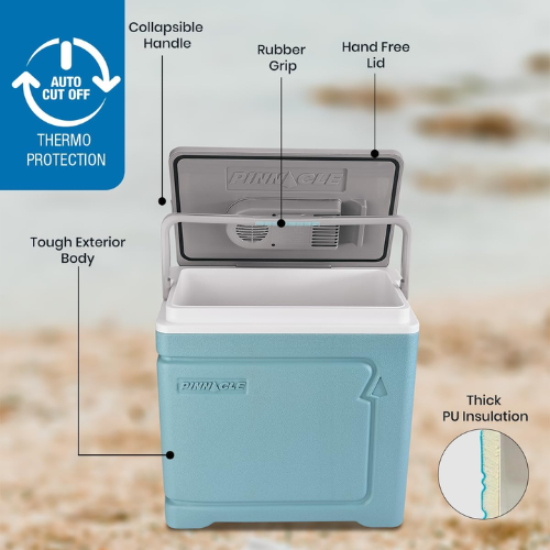 Pinnacle Foam Hard Thermo Electric Cooler and Warmer 30 Litres