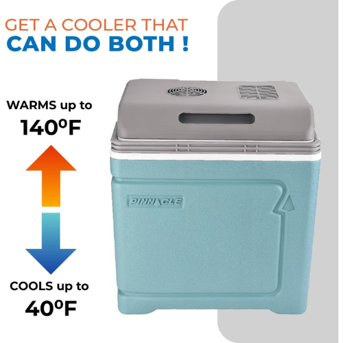 Pinnacle Foam Hard Thermo Electric Cooler and Warmer 30 Litres