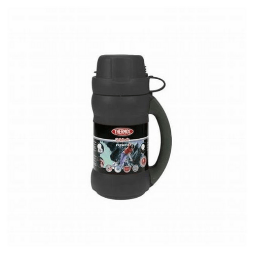Premier Glass Vacuum Insulated Flask 0.5L Black