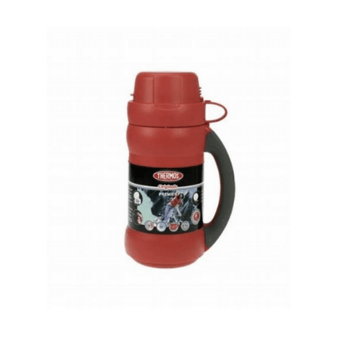 Premier glass vacuum insulated flask 0.5L red, product view