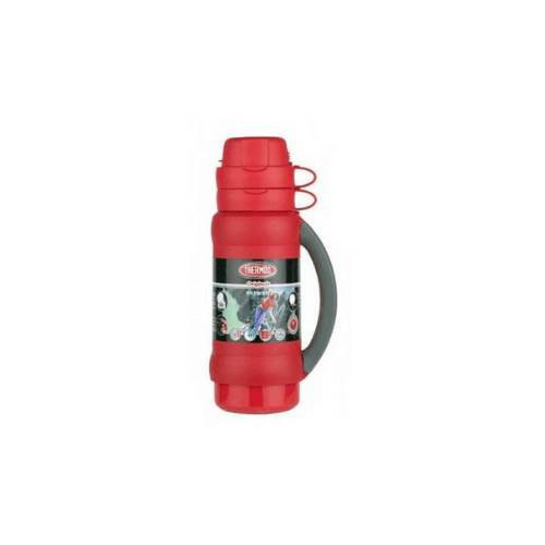 Premier glass vacuum insulated flask 1.0L red, product view